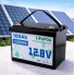 Акумулятор LiFePO4 12V 100Ah 1280Wh для сонячних панелей та ДБЖ, Чорний