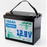 Акумулятор LiFePO4 12V 100Ah 1280Wh для сонячних панелей та ДБЖ, Чорний