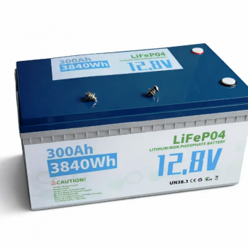 Літієвий акумулятор для сонячних систем, 12V, 300Ah, LiFePO4, Білий