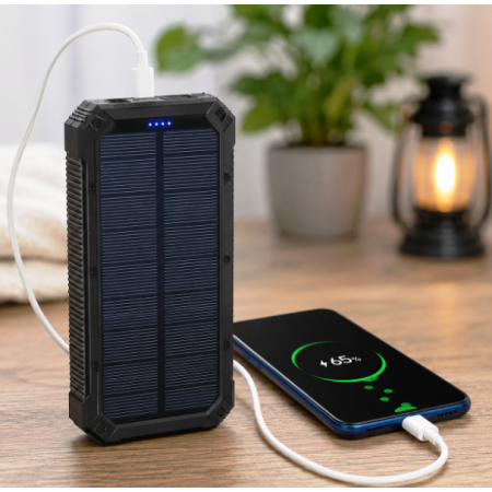 Сонячний павербанк KL-110 50000 mAh з LED-ліхтарем