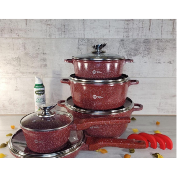 Набір каструль та сковорода Higher Kitchen HK-305 Набір каструль та сковорода Higher Kitchen HK-305